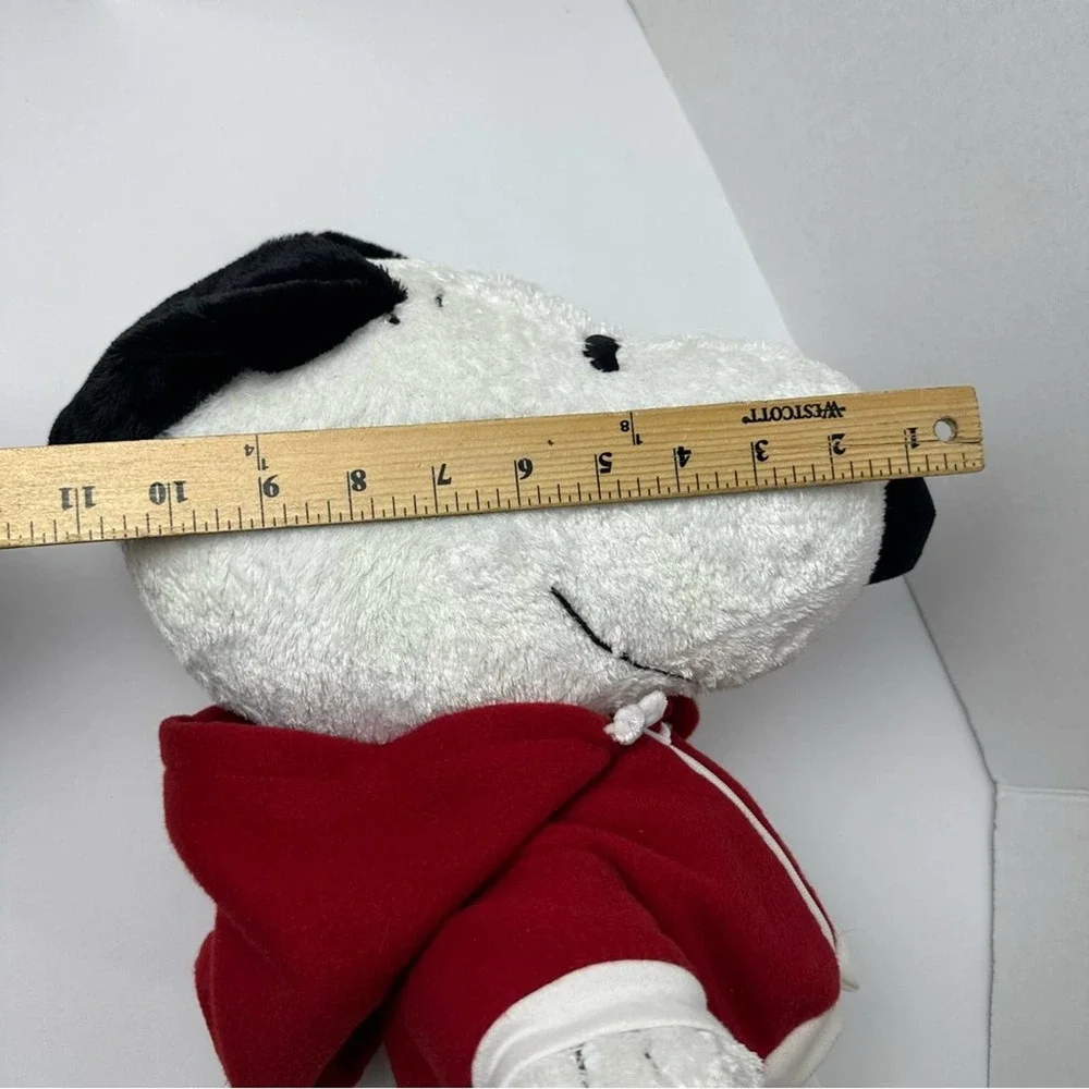 Peanuts Snoopy Macy's Hoodie Large Plush Pellet Stuffed Vintage 2006 - Picture 11 of 13
